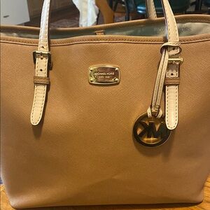 Michael Kors Brown Leather Tote